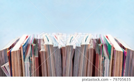 Fashion articles and catalog design over white background. 79705635