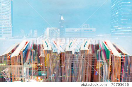 Fashion articles and catalog design over white background. 79705636