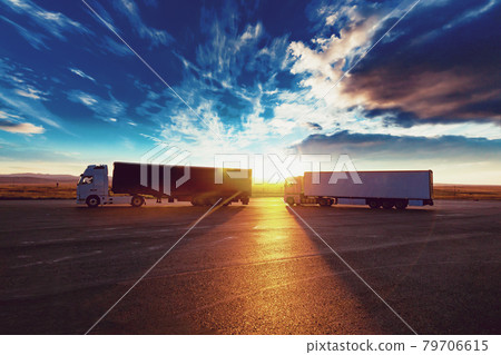 Truck,lorry and transport concept. 79706615