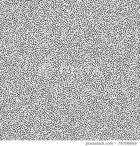 Cyclic Symmetric Multiscale Turing Pattern. Monochrome texture 79706669