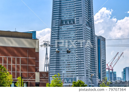 Cityscape of Sakuragicho, Yokohama Ropeway and Landmark Tower 79707364