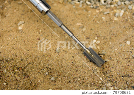 vane test for soil share strenght testings. Soil sample collected from construction geology drilling works at site 79708681