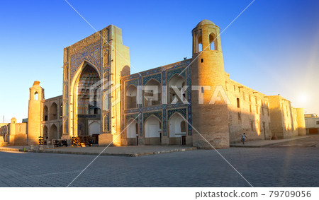 Poi Kalyan Ensemble, the Islamic religious complex in Bukhara, Uzbekistan 79709056