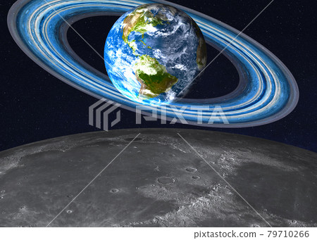 Planet Earth with ring in outer space Planet Earth with ring in outer space 79710266