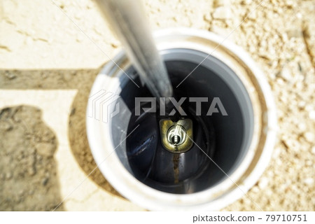 Drainage facility at new construction site 79710751