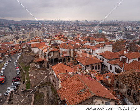 View of the Turkish capital Ankara from the castle on top. View of the Turkish capital Ankara from the castle on top. 79711479