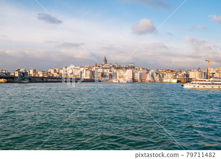 Bosphorus Strait in the city of Istanbul. Turkey. 79711482