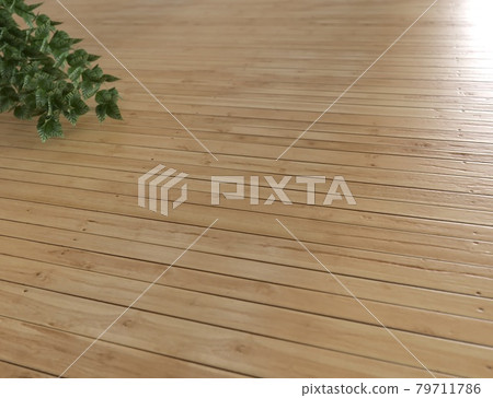 木地板與種植3DCG 79711786