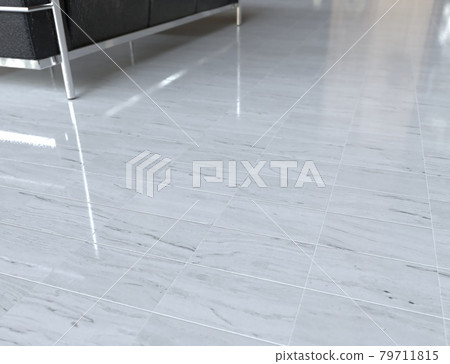 帶椅子的瓷磚地板 3DCG 帶椅子的瓷磚地板 3DCG 79711815