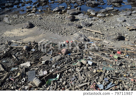 Coastal wreckage Environmental problems Garbage problems 79711987