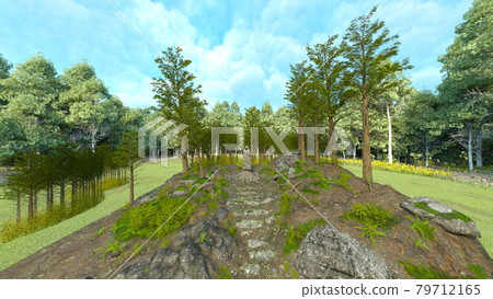 Green landscape Green landscape 79712165