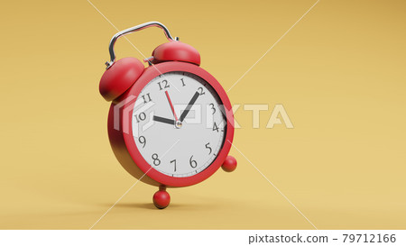 retro vintage Alarm clock Time concept 3d rendering retro vintage Alarm clock Time concept 3d rendering 79712166