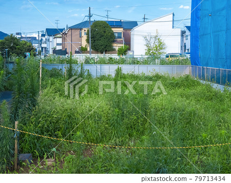 Real estate land property that makes effective use of open space 79713434