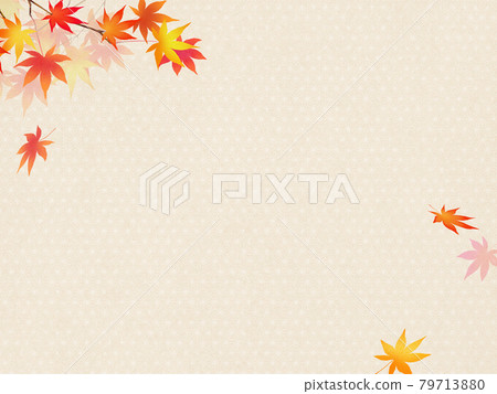 Autumn leaves background material 79713880