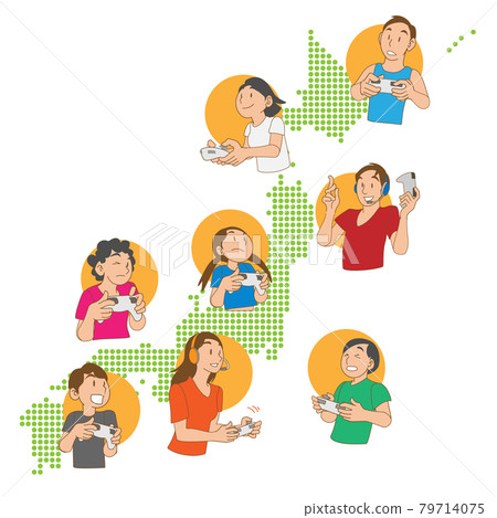 Children across Japan are addicted to online games 79714075