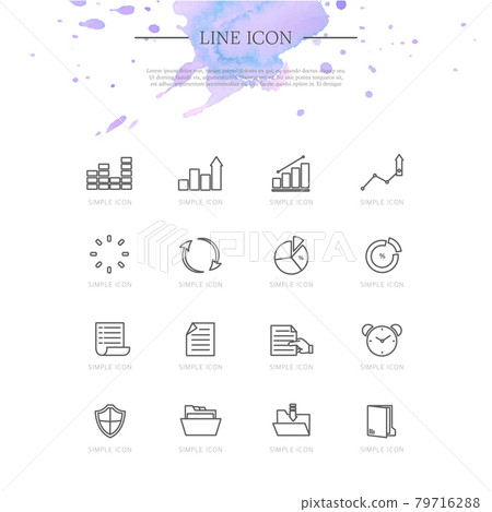 Highly versatile simple line icon 01 Highly versatile simple line icon 01 79716288