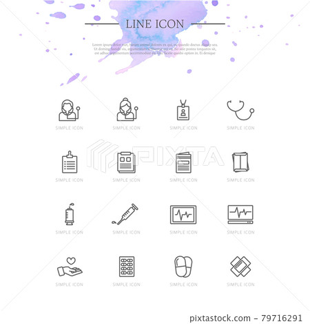 Highly versatile simple line icon 09 79716291