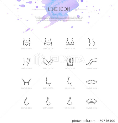 Highly versatile simple line icon 07 79716300