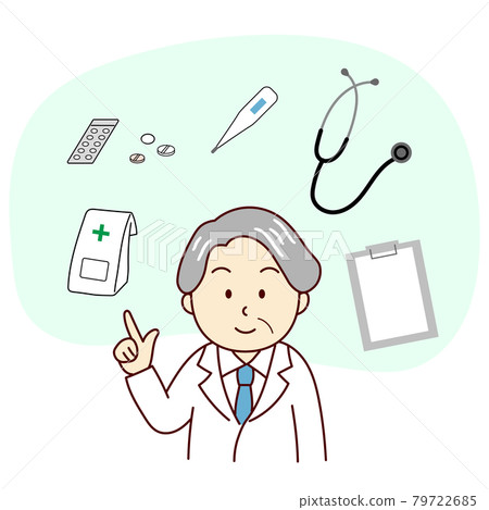Senior male doctor explaining the treatment process 79722685
