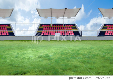 Tribune seat on the stadium sport Tribune seat on the stadium sport 79725056