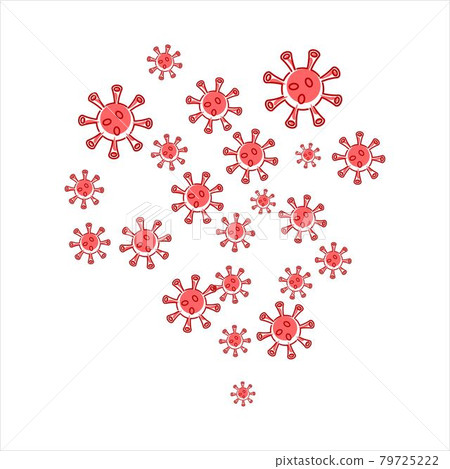 Virus vector illustration icon template design 79725222