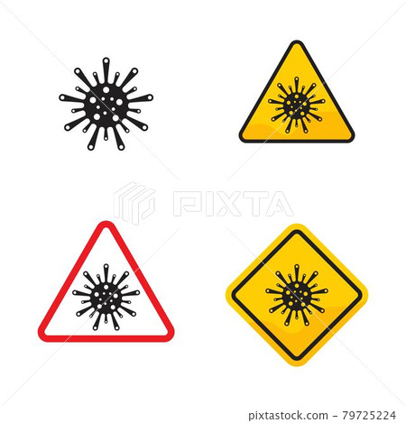 Virus vector illustration icon template design Virus vector illustration icon template design 79725224
