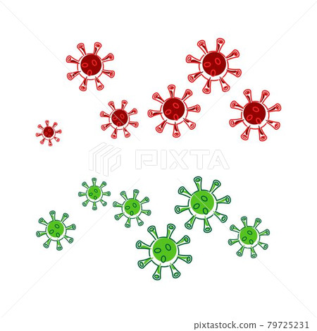 Virus vector illustration icon template design Virus vector illustration icon template design 79725231