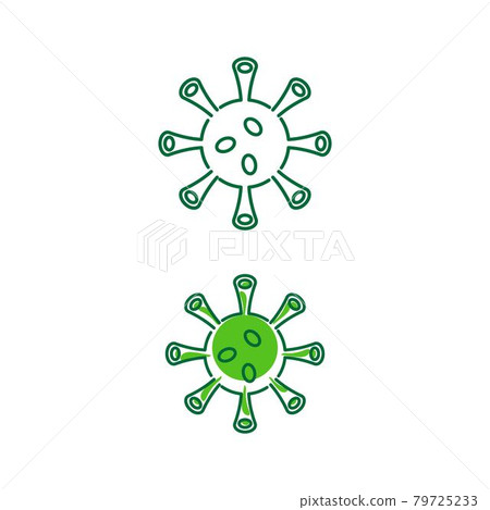 Virus vector illustration icon template design Virus vector illustration icon template design 79725233