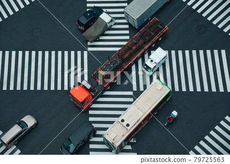 Sukiyabashi intersection bird's-eye view 79725563