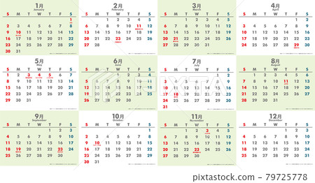 令和 2022 年第 4 年日曆素材插圖模板數據 | 1 年矢量數據 令和 2022 年第 4 年日曆素材插圖模板數據 | 1 年矢量數據 79725778