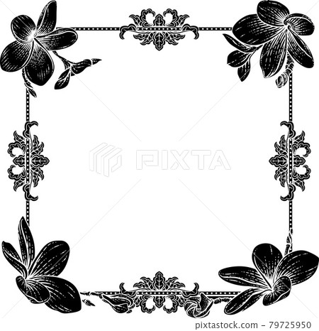 Plumeria Frangipani Tropical Flower Funeral Invite 79725950