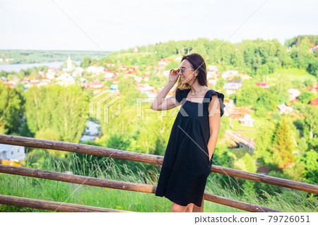 View of Plyos town, Russia 79726051