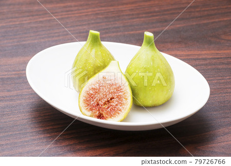 白無花果，白無花果，白無花果，盤子上的無花果 79726766