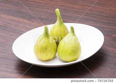 白無花果，白無花果，白無花果，盤子上的無花果 79726768