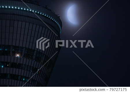 Supermoon total lunar eclipse, lunar eclipse, summer afternoon, partial lunar eclipse, astronomical phenomenon, sky, Tokyo Sky Tree sightseeing Supermoon total lunar eclipse, lunar eclipse, summer afternoon, partial lunar eclipse, astronomical phenomenon, sky, Tokyo Sky Tree sightseeing 79727175