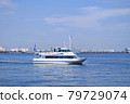 Ocean craft from the side 79729074