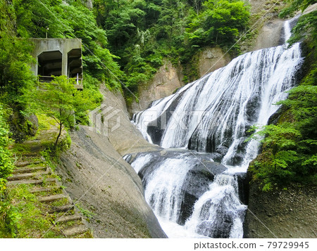 Japan's Three Famous Waterfalls Fukuroda Falls (Fukuroda, Daigo-cho, Kuji-gun, Ibaraki Prefecture) Early summer 79729945