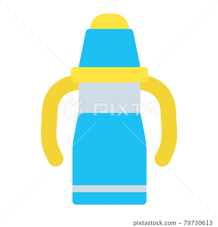 Sippy cup flat icon, baby cup and bottle Sippy cup flat icon, baby cup and bottle 79730613