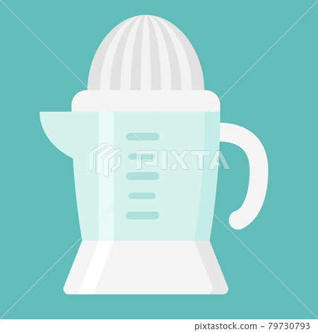 Han juicer flat icon, household and appliance Han juicer flat icon, household and appliance 79730793