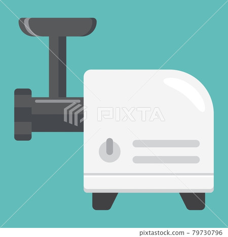 Meat Grinder flat icon, household appliance 79730796
