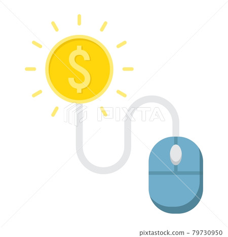 Pay per click flat icon, seo and development Pay per click flat icon, seo and development 79730950