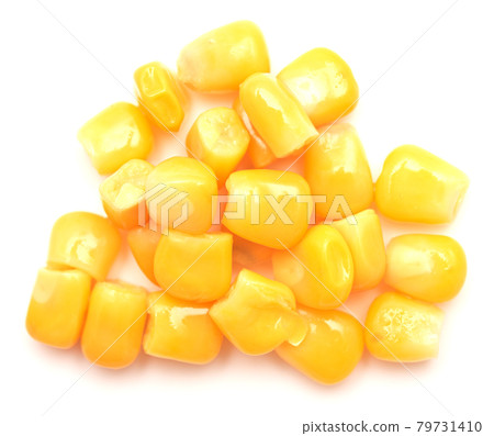 Corn on white 79731410