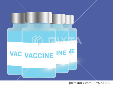 Medical bottle with coronavirus vaccine. Blue realistic vial with medical liquid. Vaccination from coronavirus. Immunization concept. Set of vaccine bottles. Vector Medical bottle with coronavirus vaccine. Blue realistic vial with medical liquid. Vaccination from coronavirus. Immunization concept. Set of vaccine bottles. Vector 79731829