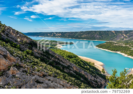Verdon Gorge, Gorges du Verdon in French Alps, Provence, France 79732269