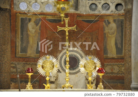 意大利、羅馬、真理之口、科斯梅丁的聖瑪麗亞教堂 79732880