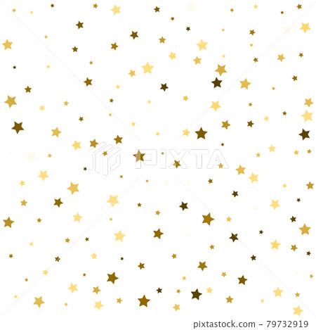 Gold stars. Golden stars pattern. 79732919