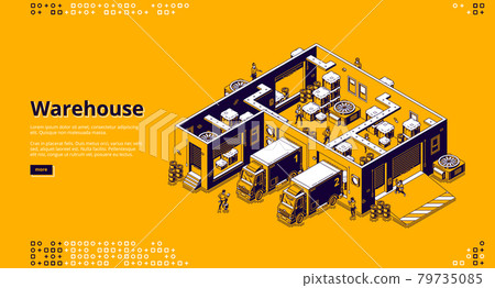 Warehouse, storage logistic infrastructure 79735085