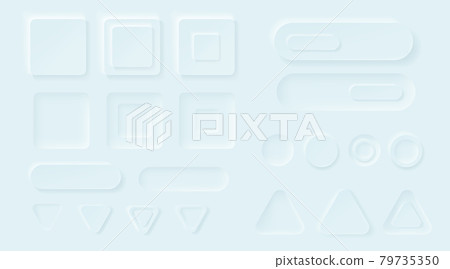 Control buttons mockup, media player interface Control buttons mockup, media player interface 79735350