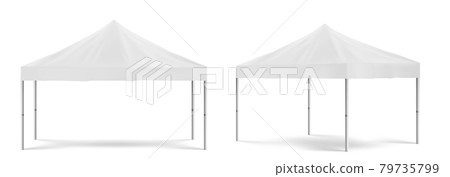 White folding promotion tent, festival marquee 79735799
