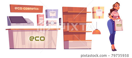 Eco cosmetics shop with natural shincare products Eco cosmetics shop with natural shincare products 79735938